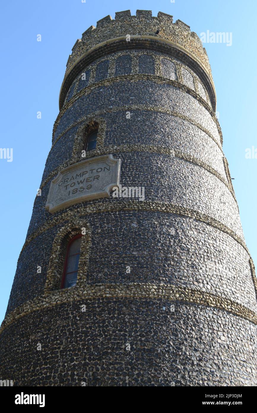 The Crampton Tower local history museum in Broadstairs, England Stock Photo