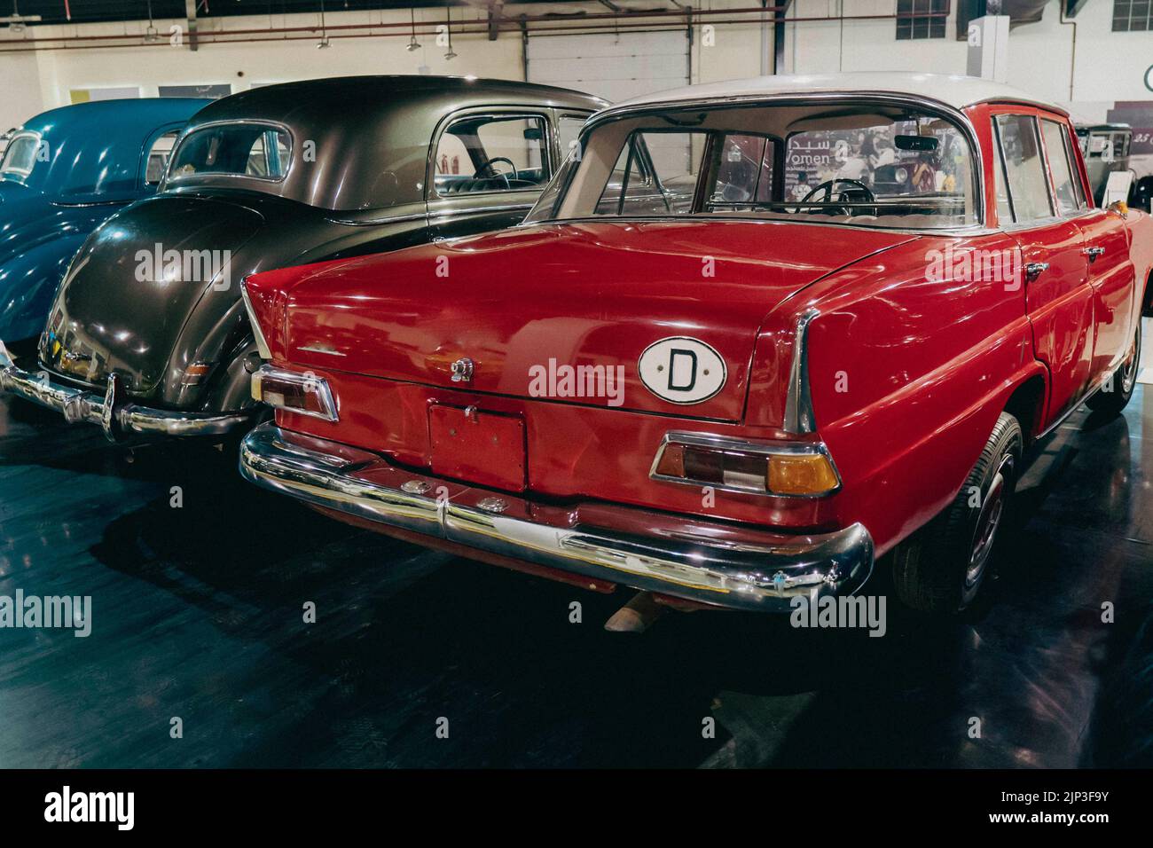 Back end of 1960s famous German Car Antique and classic view Stock ...