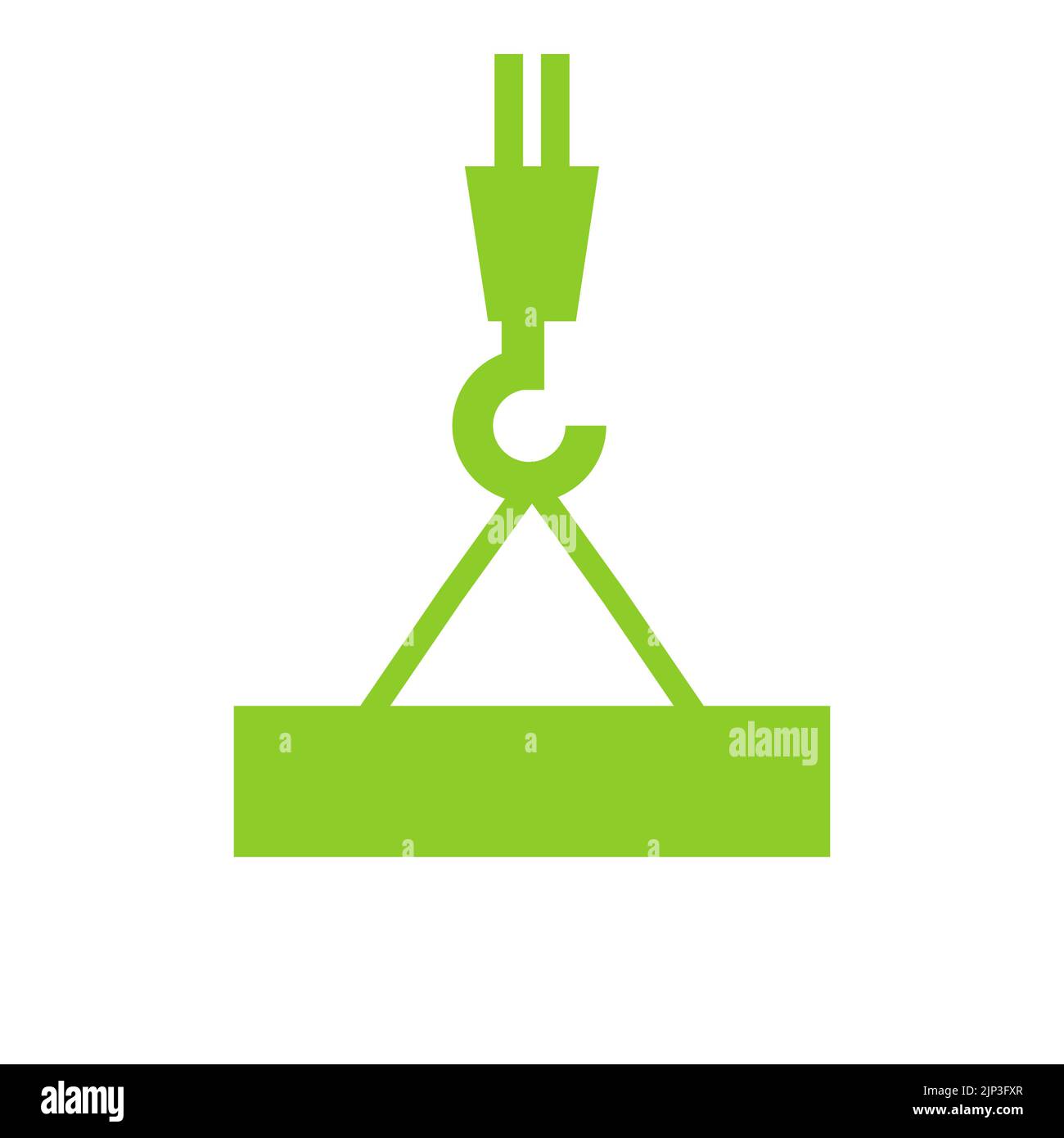 Construction Logo Crane Concept Symbol. Construction Logo Template Stock Vector