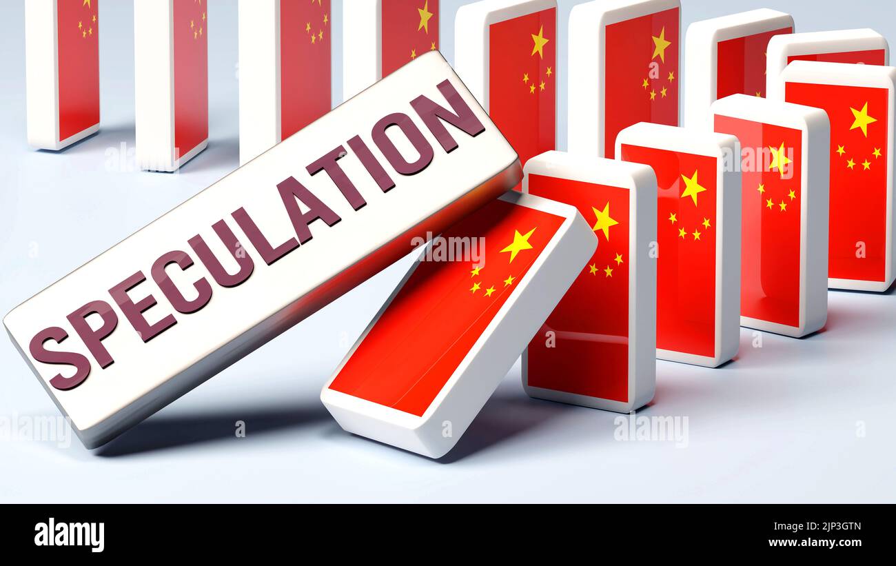 China and speculation, causing a national problem and a falling economy