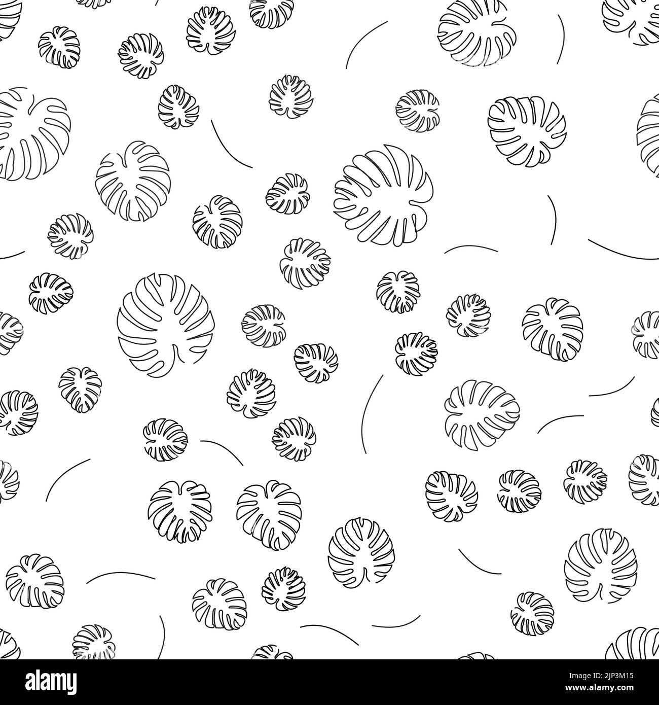 Tropical plants. Vector pattern stock illustration Stock Vector Image ...