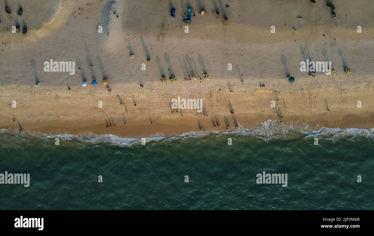 Aerial symmetric view seaside hi-res stock photography and images - Alamy