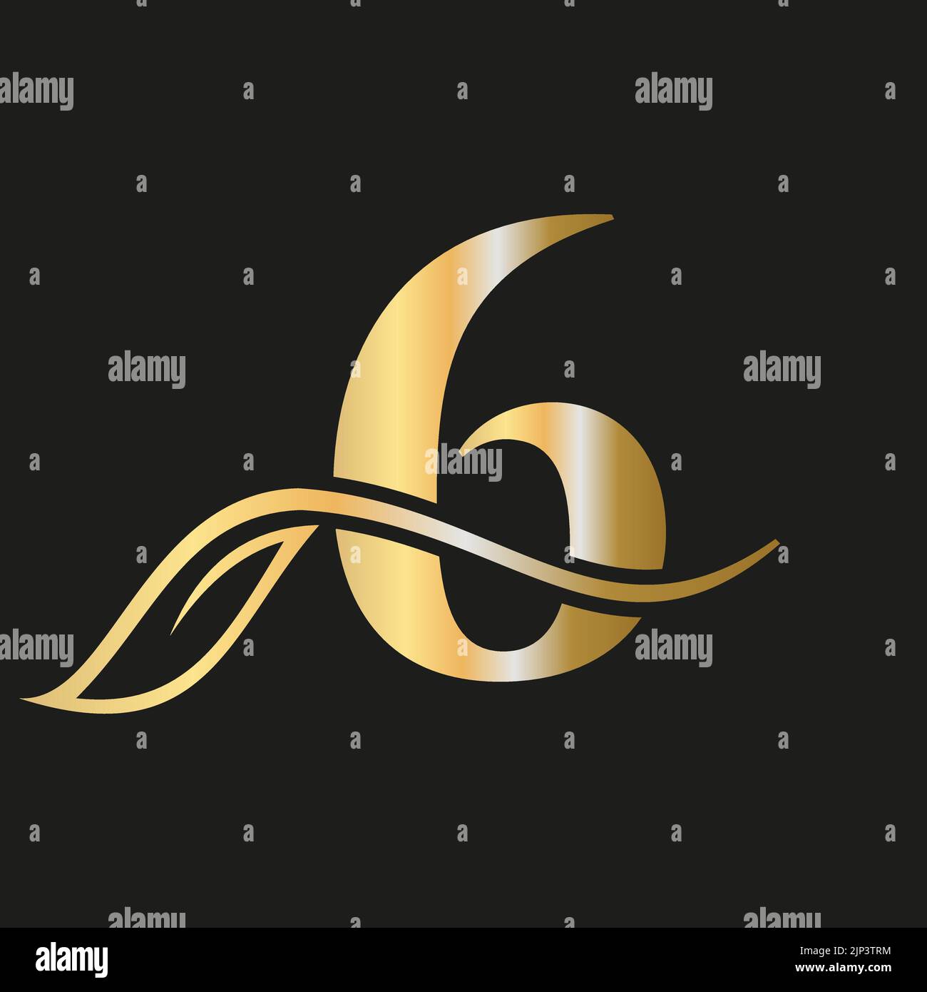 6 gold vector vectors hi-res stock photography and images - Alamy