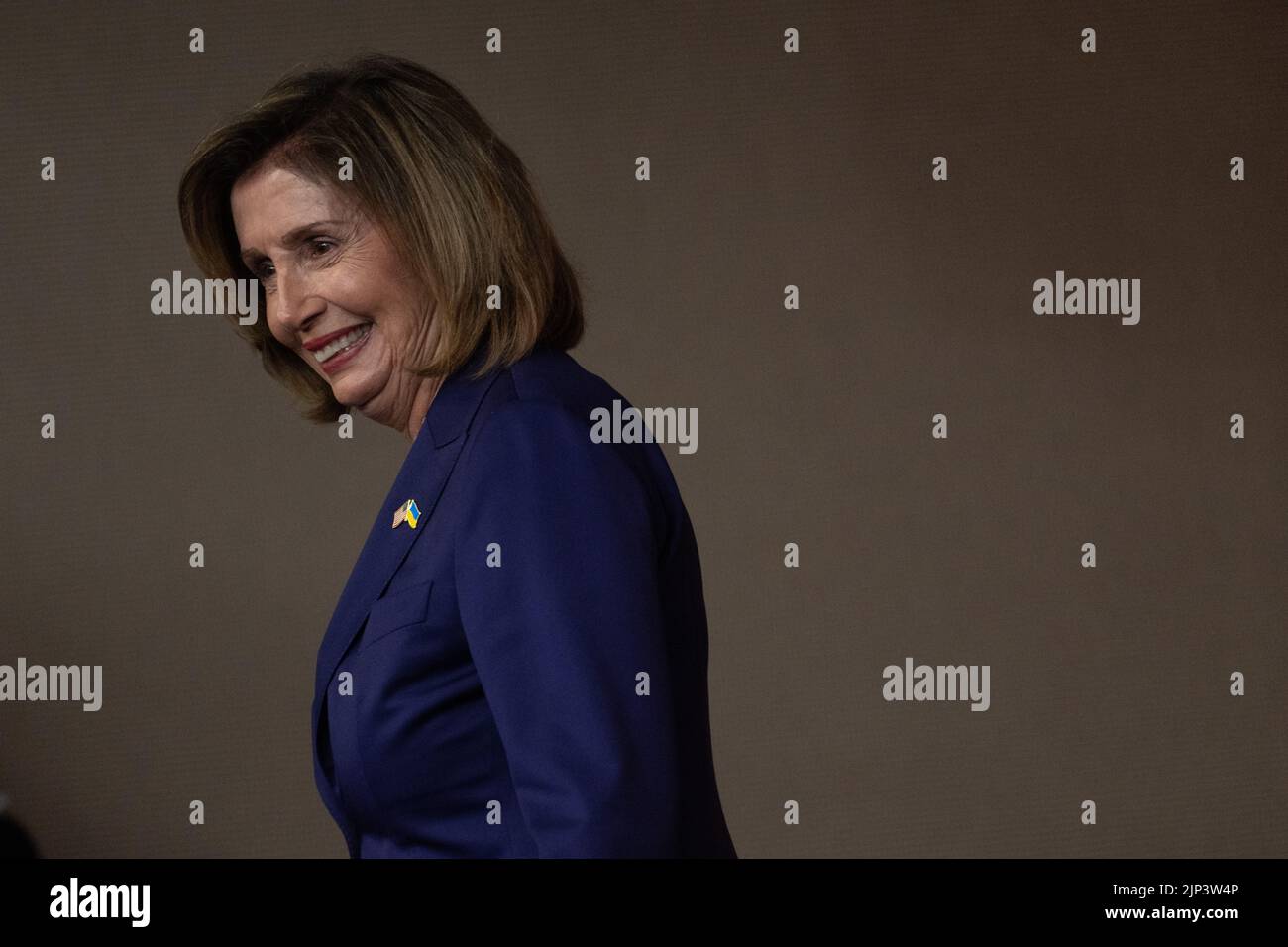 Washington, United States Of America. 29th July, 2022. Speaker of the United States House of Representatives Nancy Pelosi (Democrat of California) departs after holding a news conference on Capitol Hill in Washington, DC, Friday, July 29, 2022. Credit: Chris Kleponis/CNP/AdMedia/Newscom/Alamy Live News Stock Photo