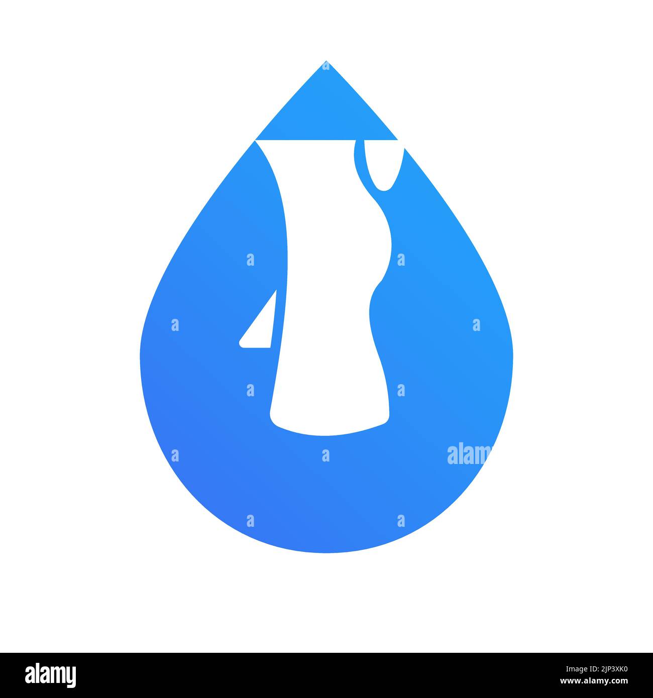 Foot Care Logo Concept with Water Shape. Foot Surgery and Treatment Logo Stock Vector