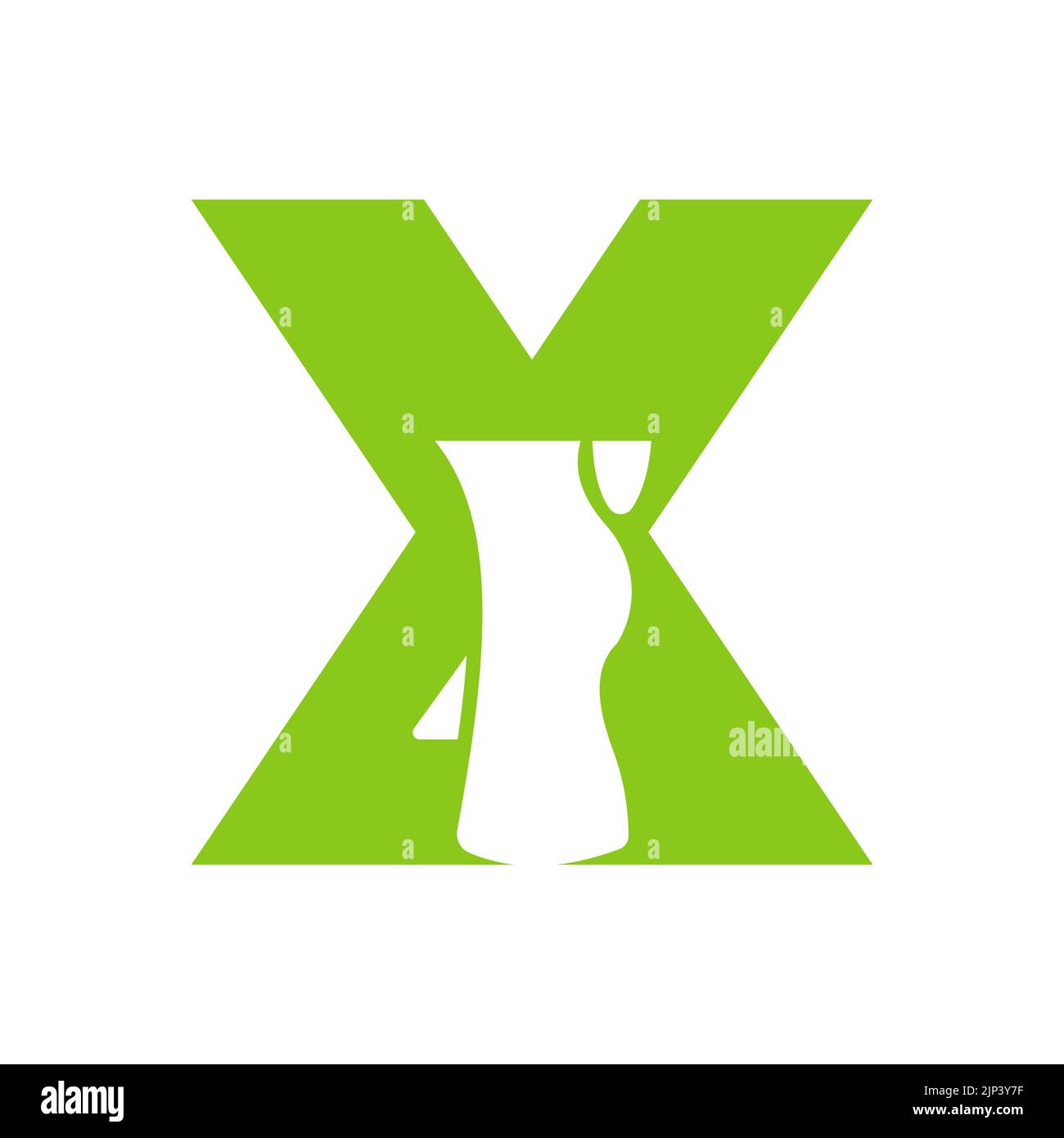 Letter X Foot Treatment Logo and Foot Surgery Logo Template Concept