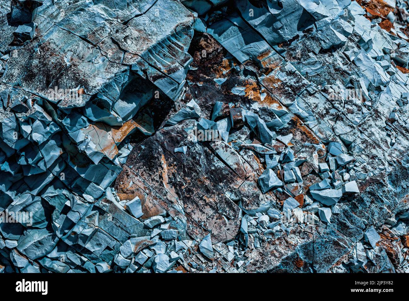 Naturally Blue Rocks blue natural rock texture, close view Stock Photo - Alamy