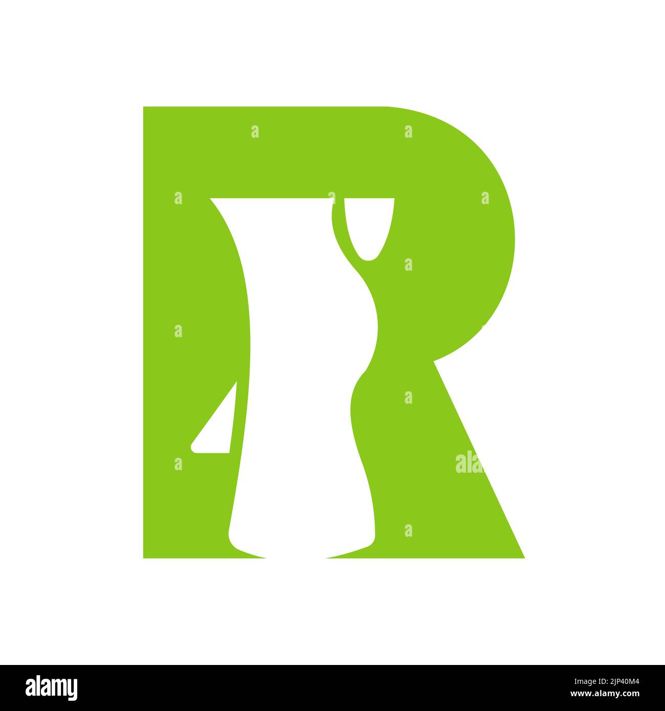 Letter R Foot Treatment Logo and Foot Surgery Logo Template Concept