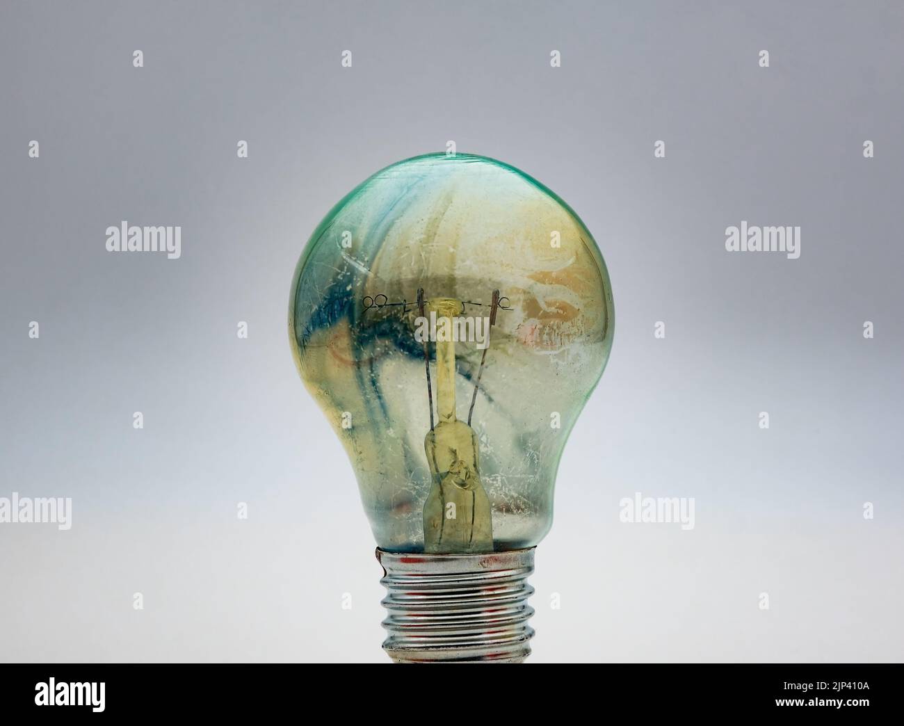 incandescent light bulb burned out Stock Photo Alamy