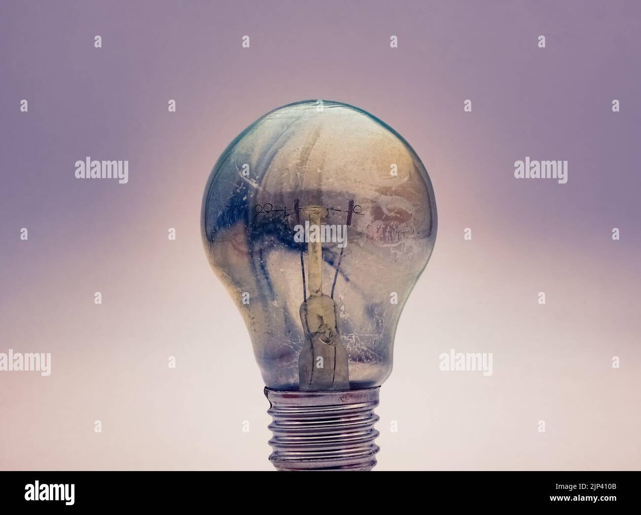 incandescent light bulb burned out Stock Photo Alamy