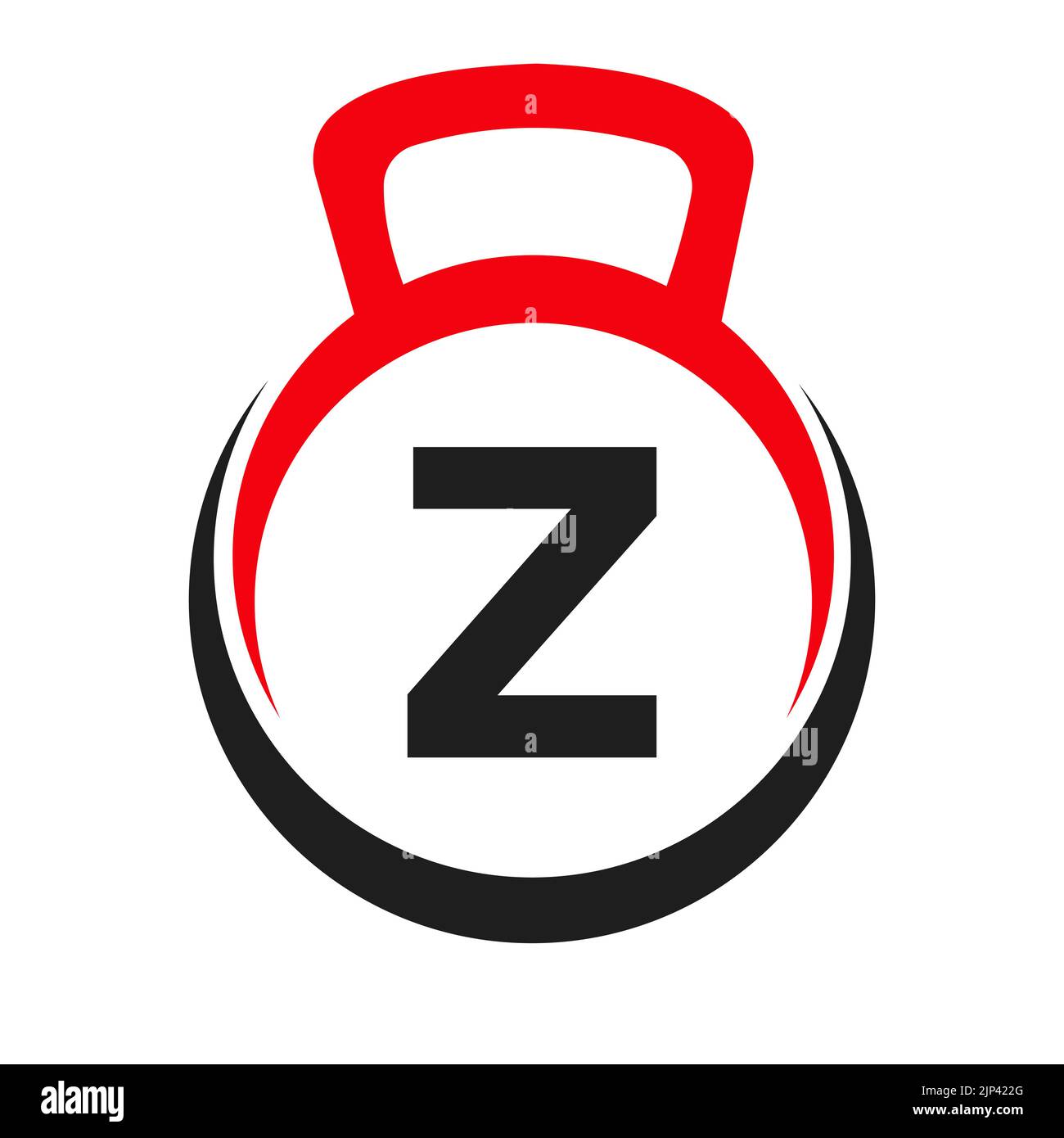 Letter Z Fitness Gym Logo Vector Template. Fitness Logo Element on Alphabet Z Symbol Stock Vector