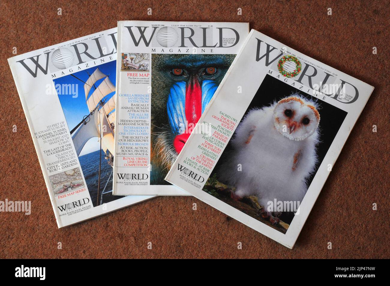 World Magazine covered nature, landscape, people and culture. Pubished ...