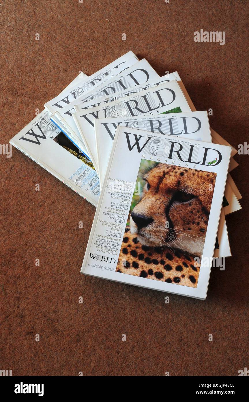 World Magazine covered nature, landscape, people and culture. Pubished ...