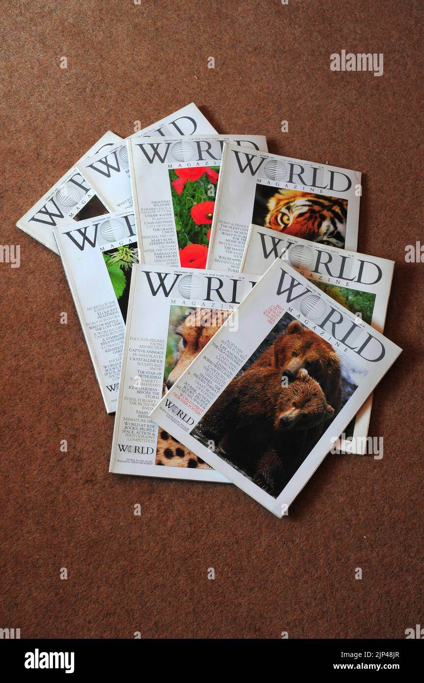 World Magazine covered nature, landscape, people and culture. Pubished ...