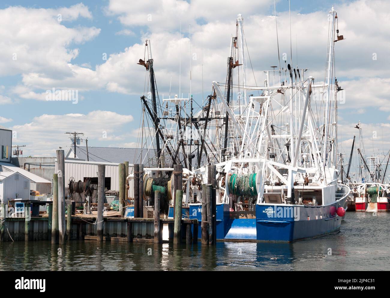 Fishing boats point pleasant new hires stock photography and images