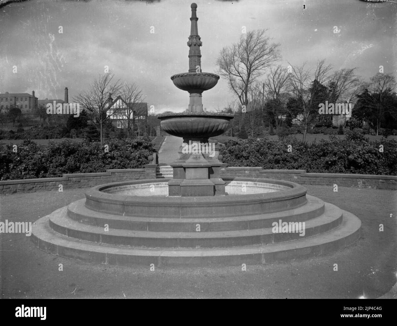The Fountain, Bellevue Park, Newport (4641397 Stock Photo Alamy
