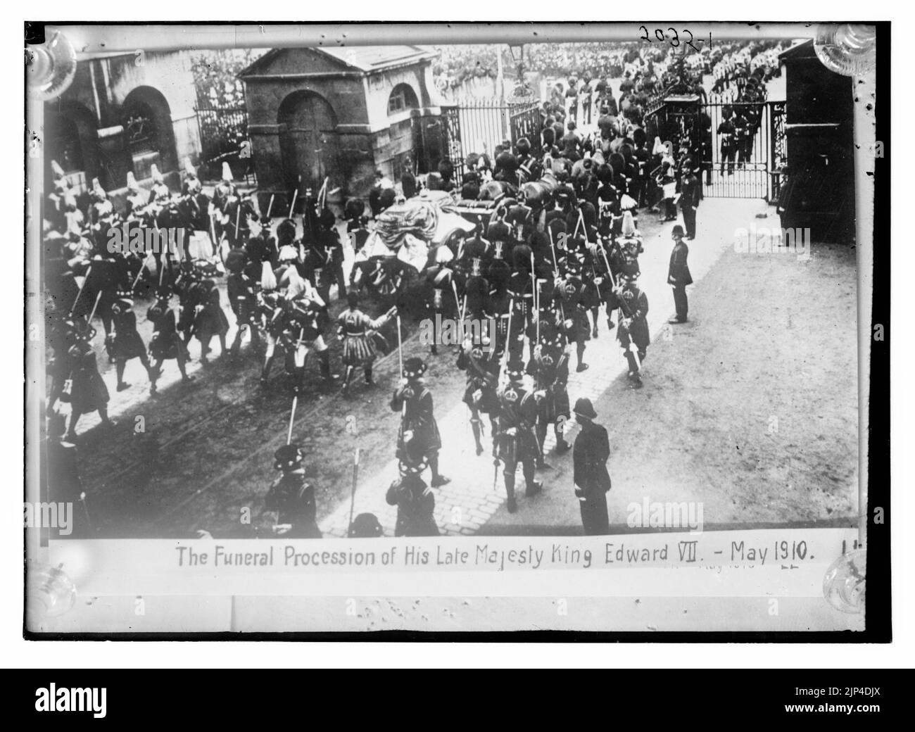 The Funeral Procession of His Late Majesty King Edward VII Stock Photo
