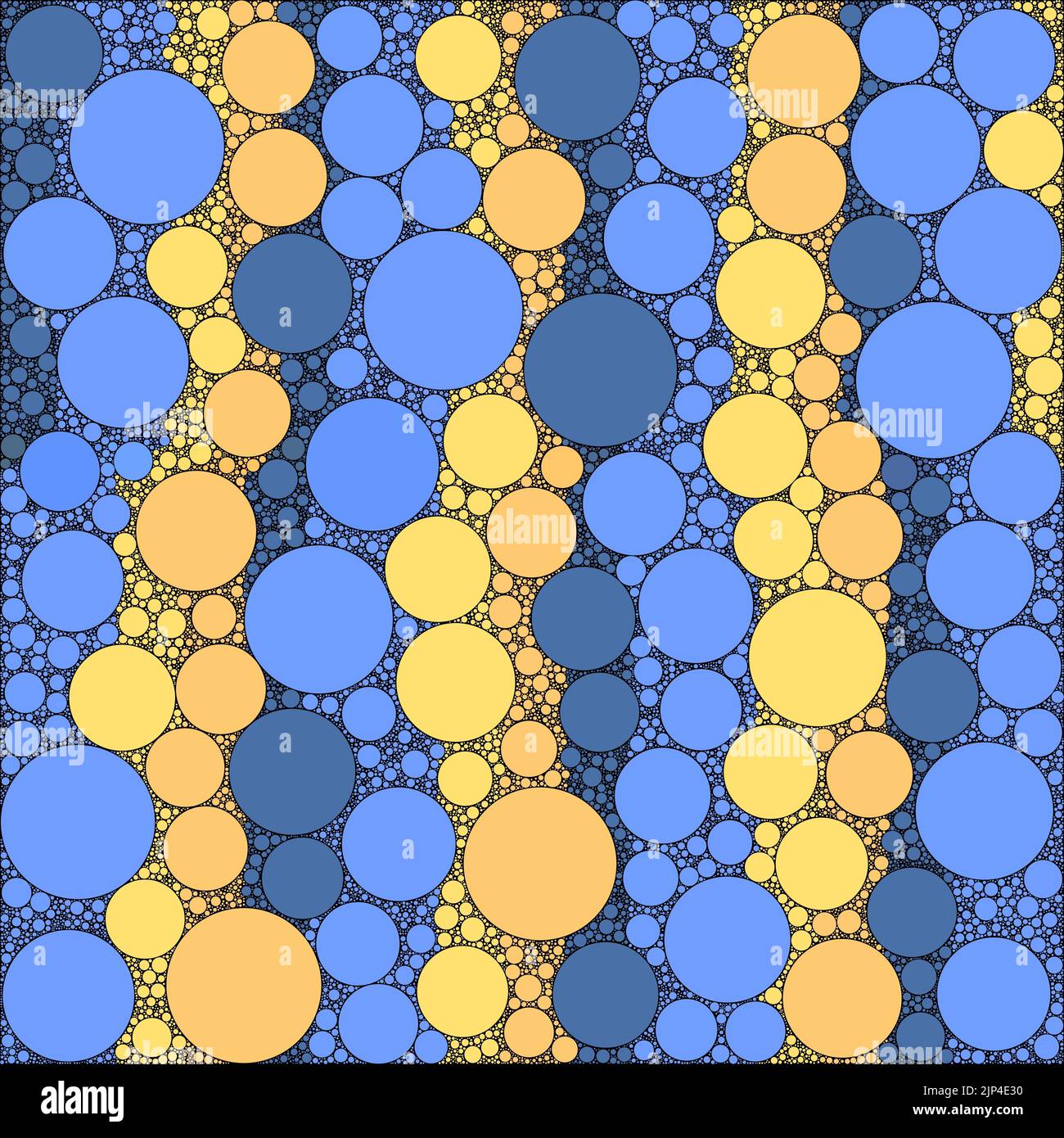 Abstract decorative color Circles of different sizes and colors are ...