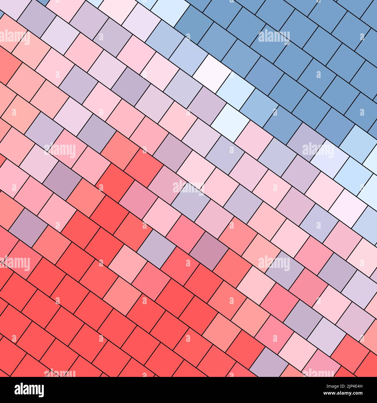 abstract squared Colorful palette brick wall texture background with