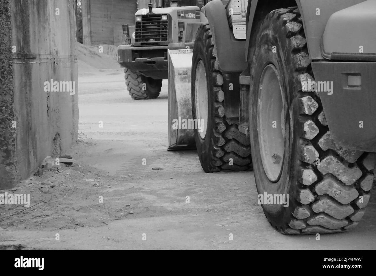 Closeup white vehicle Black and White Stock Photos & Images - Alamy