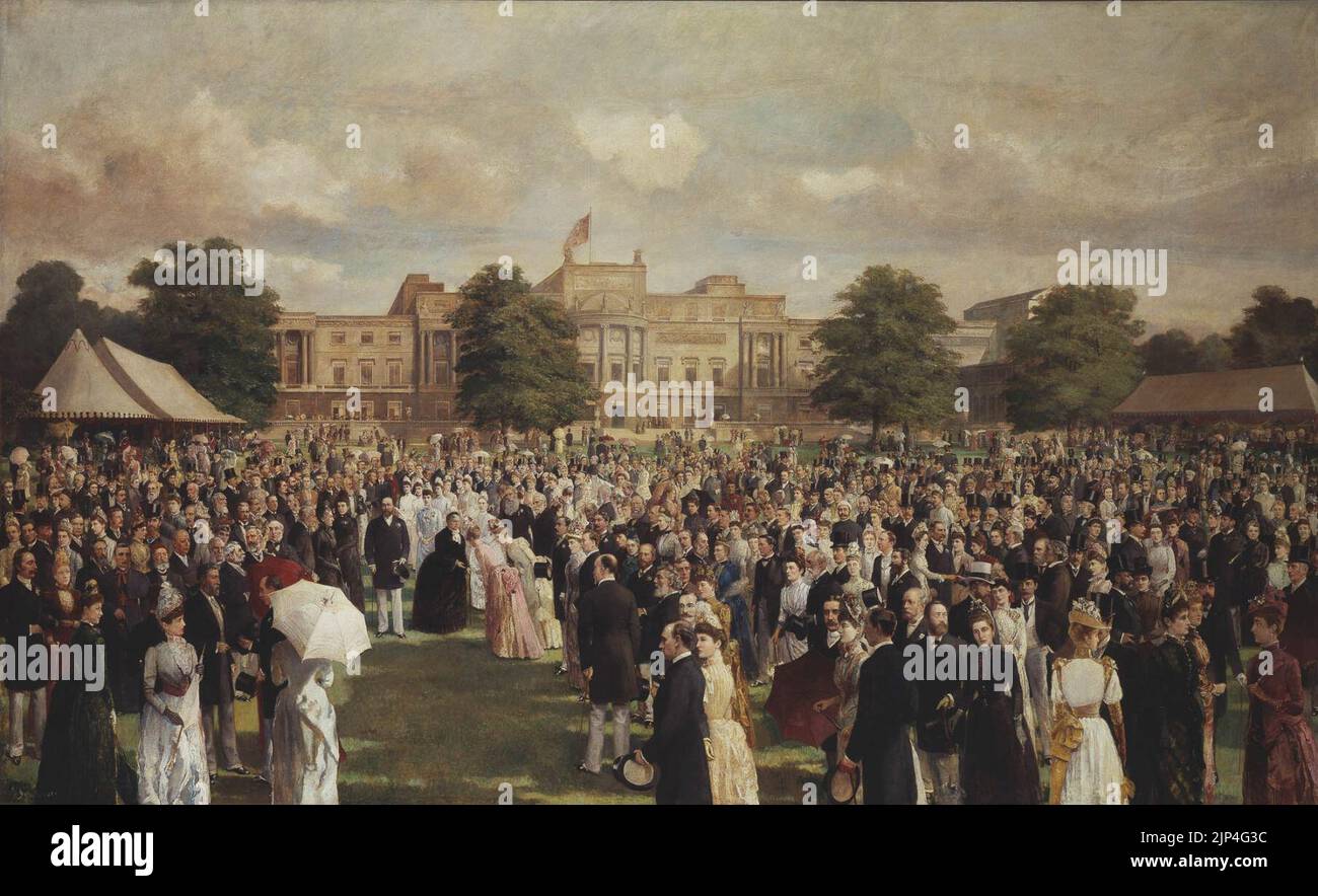 The garden party at Buckingham Palace for Queen Victoria's Golden