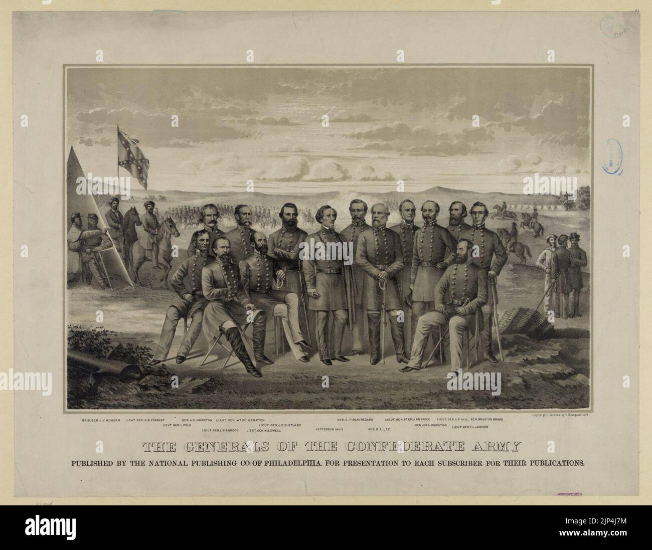The Generals of the Confederate Army Stock Photo Alamy