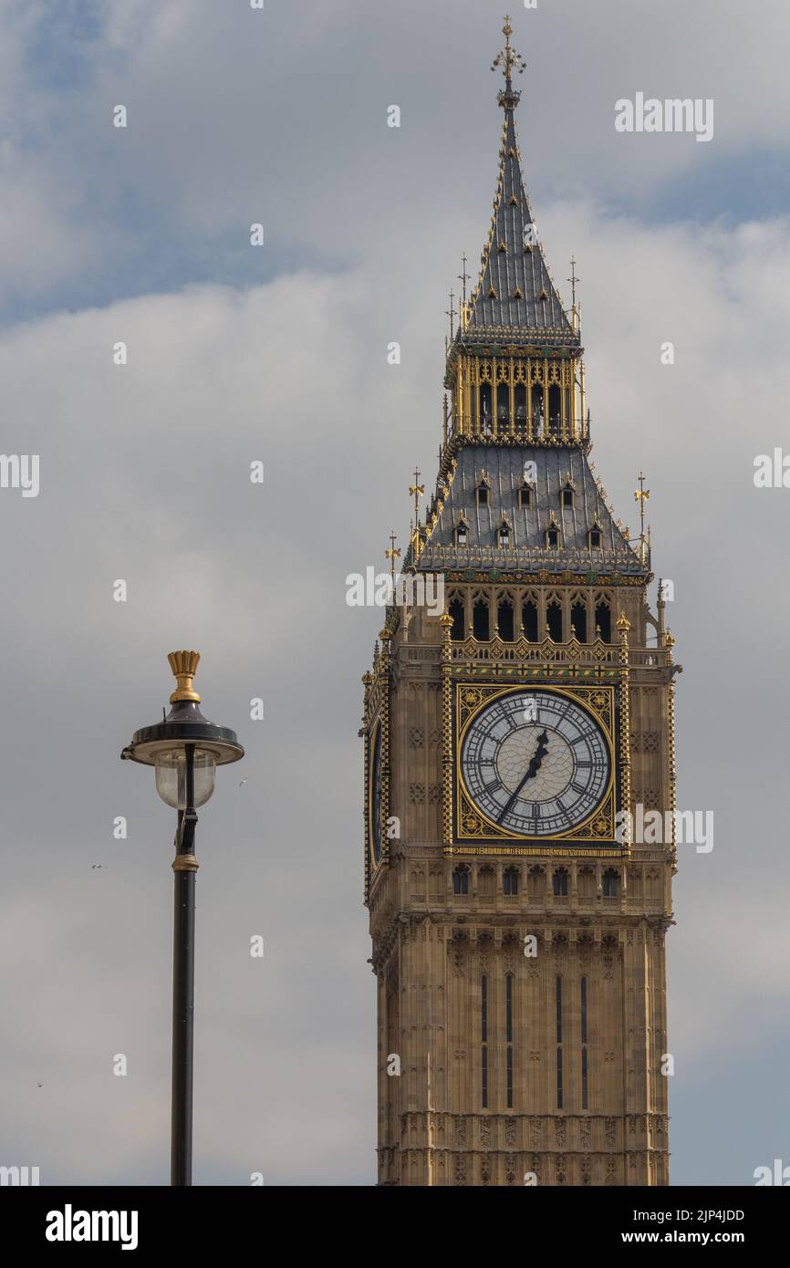 The Big Ben (Great Bell) clock at the north end of the Palace of