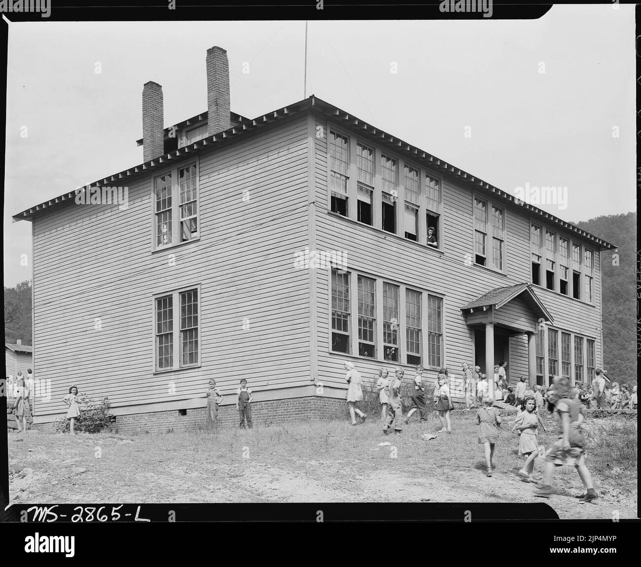 The grade school which is used by several coal camps in this vicinity