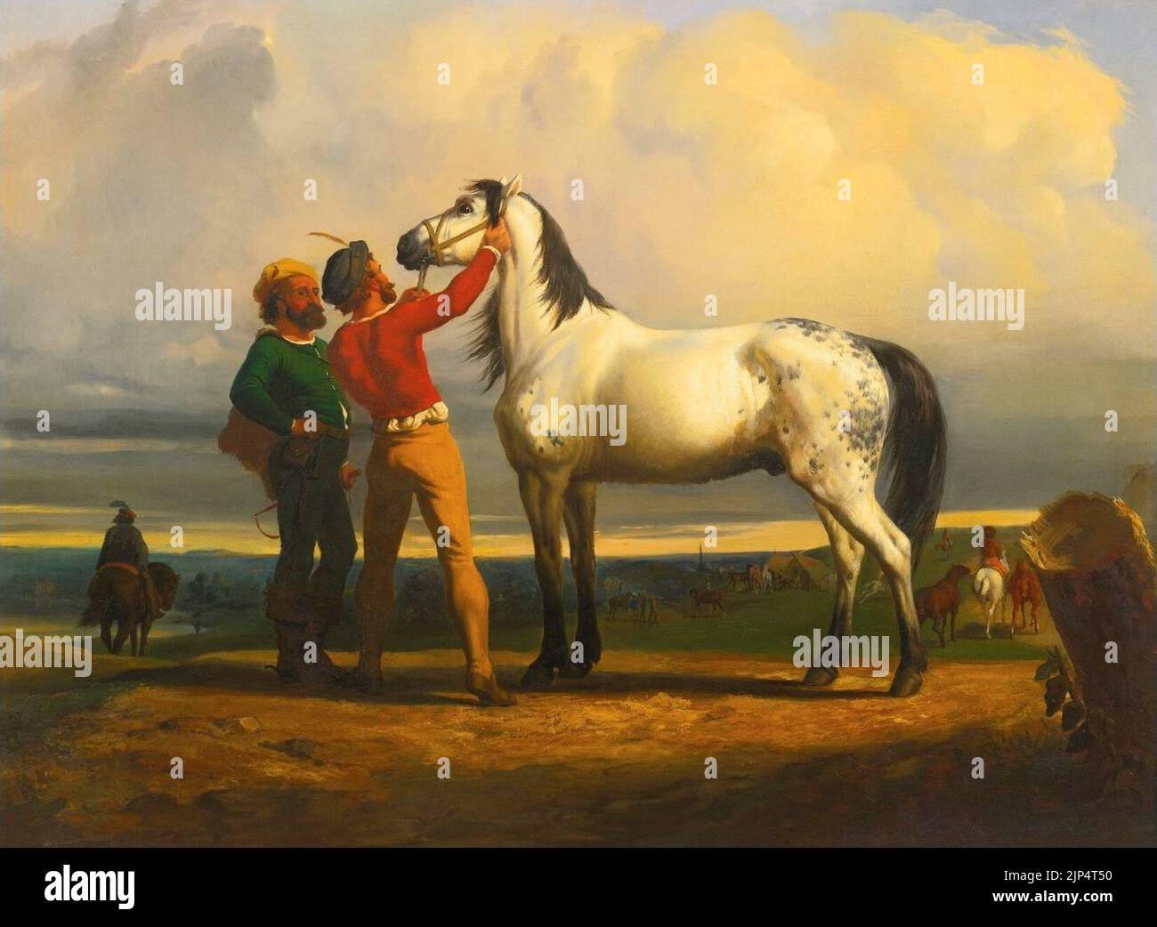 The Grey Horse (At the Horse Fair) by Rosa Bonheur Stock Photo Alamy