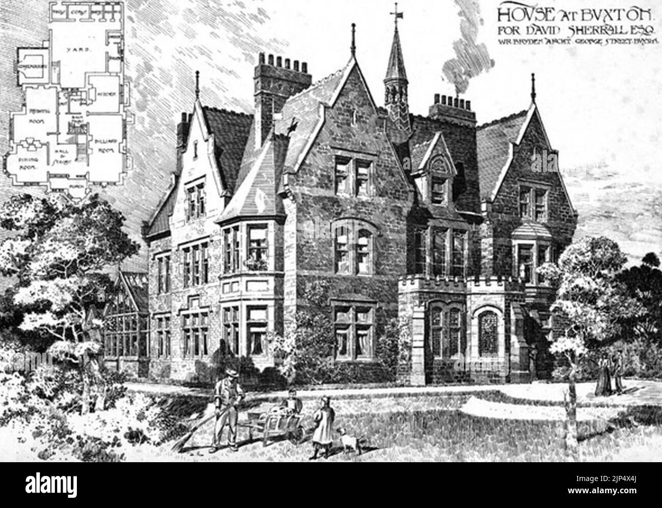 The Hawthorns designed by W R Bryden in 1896 Stock Photo Alamy