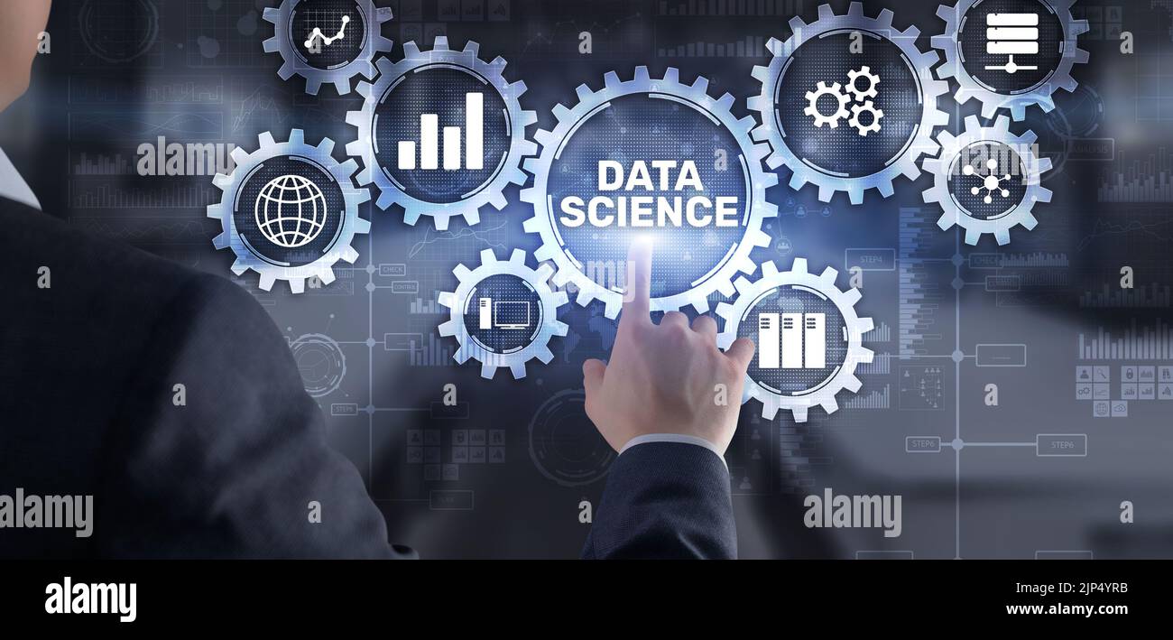 Data science business analytics internet technology concept Stock Photo