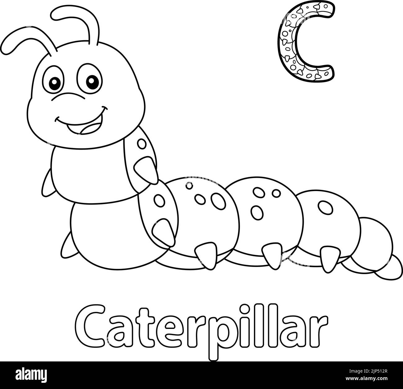 Letter caterpillar Cut Out Stock Images & Pictures - Alamy