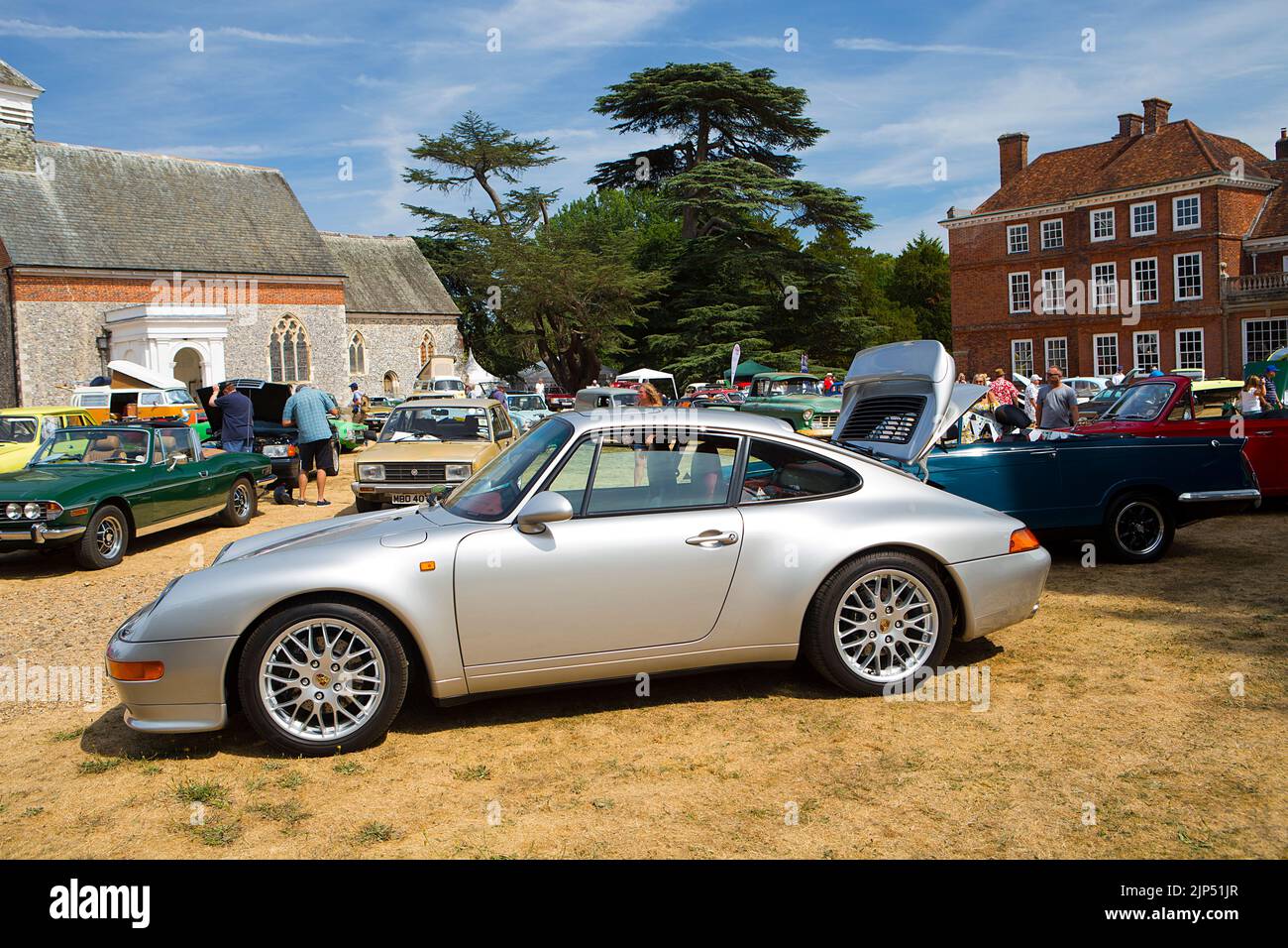 Porsche 993 Carrera at the 'Patina' car show, (a Festival of the Unpresentable & a celebration of the Unrestored), at Lullingstone Castle, Eynsford, K Stock Photo