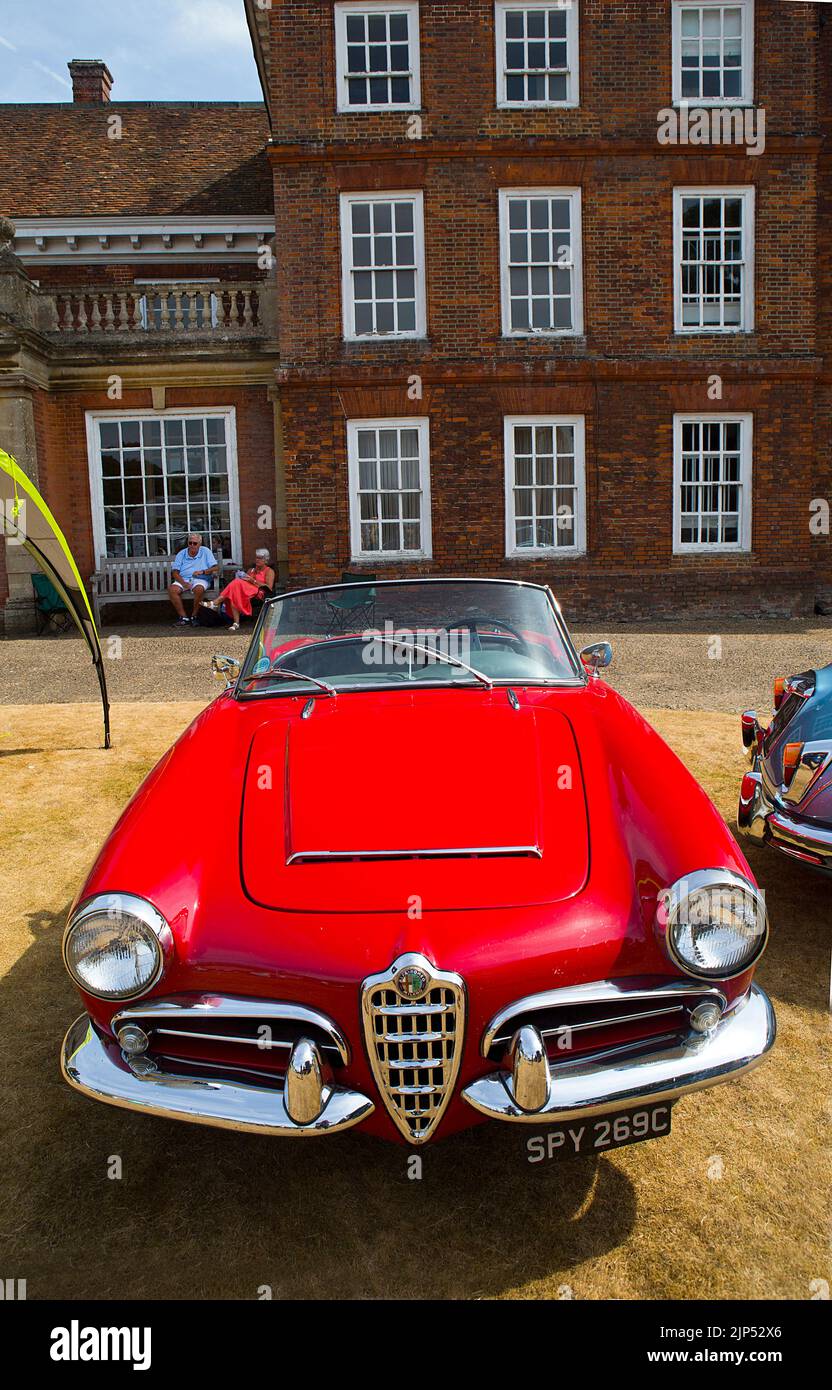 1964/5 Alfa Romeo 1600 Veloce at the 'Patina' car show, (a Festival of the Unpresentable & a celebration of the Unrestored), at Lullingstone Castle, E Stock Photo