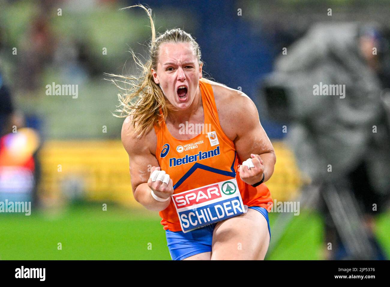 MUNCHEN, GERMANY AUGUST 15 Jessica Schilder of Netherlands competing in Women