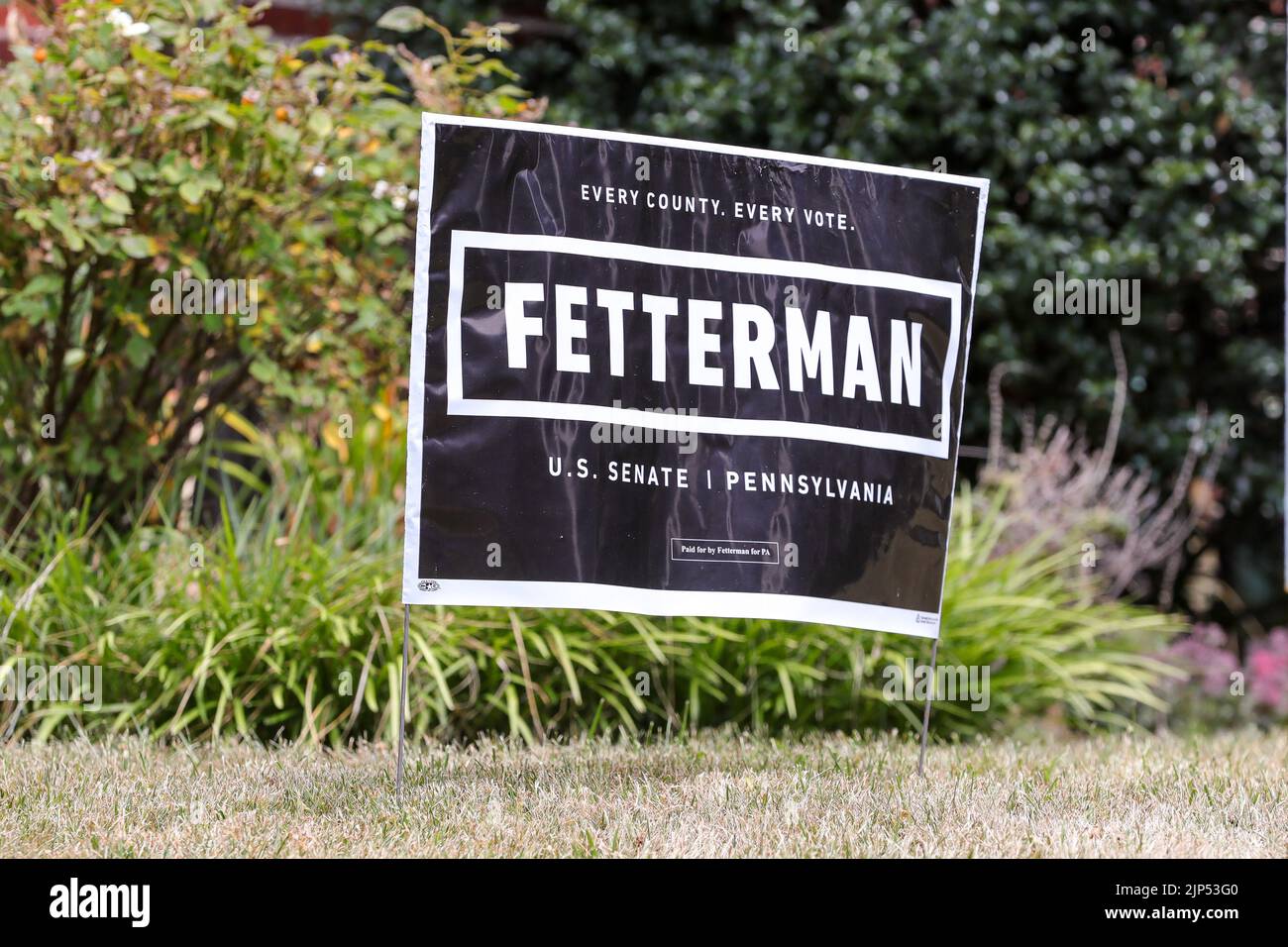 John Fetterman US Senate 10-pack Double-Sided online Lawn Yard Signs 24x18