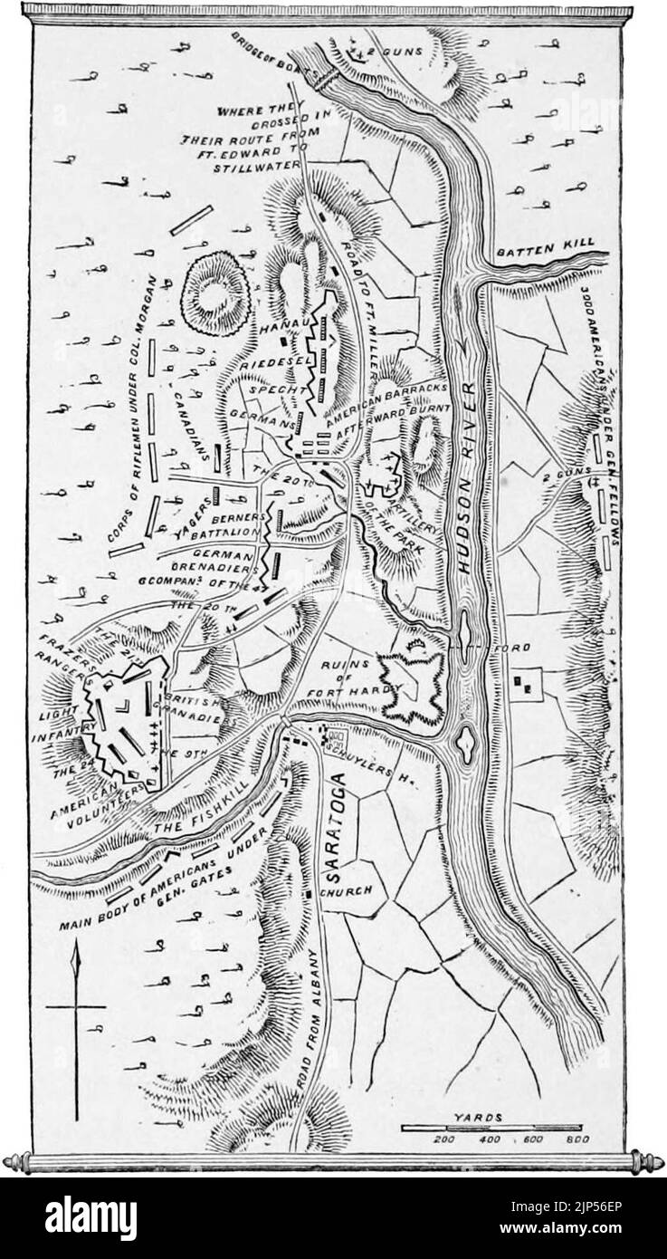 The Hessians Surrender of Burgoyne Stock Photo Alamy