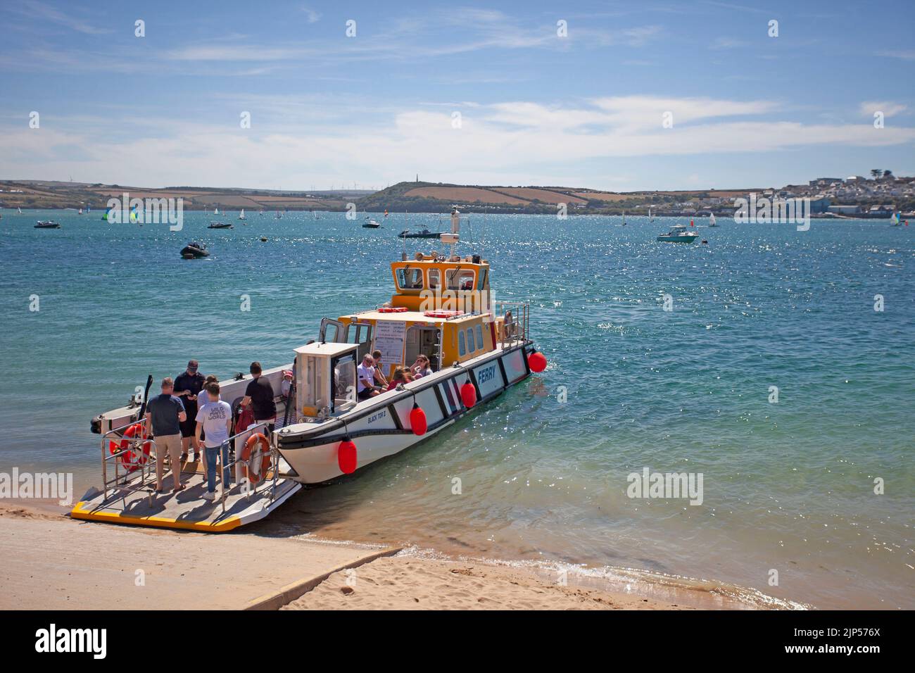 Padstow to Rock Ferry. Cornwall, England Stock Photo