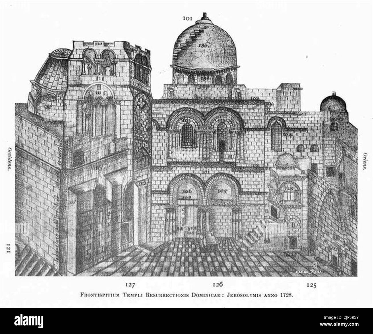 the-holy-sepulchre-engraving-1728-stock-photo-alamy