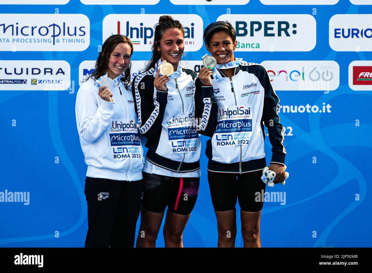 ROME, ITALY AUGUST 15 Simona Quadarella of Italy, Viktoria