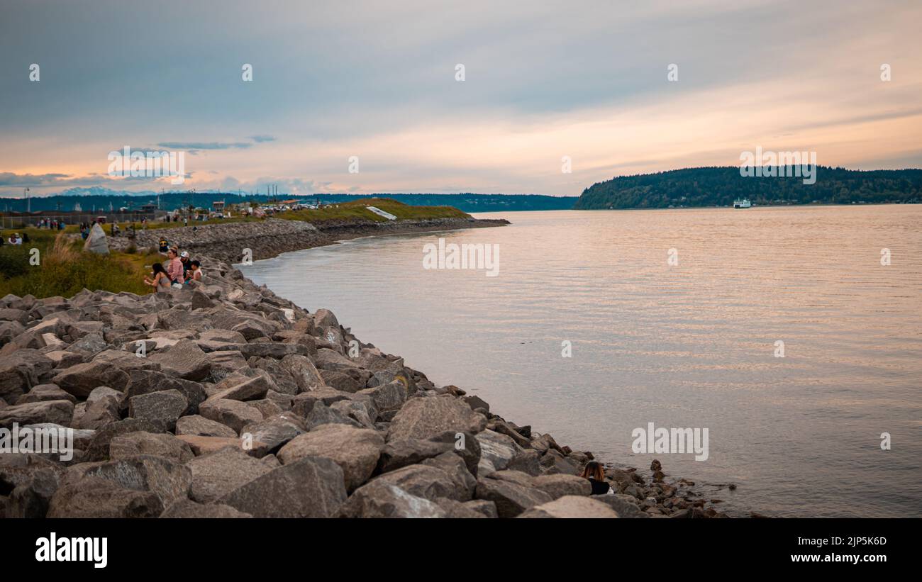 Beautiful rocky shore under hi-res stock photography and images - Alamy