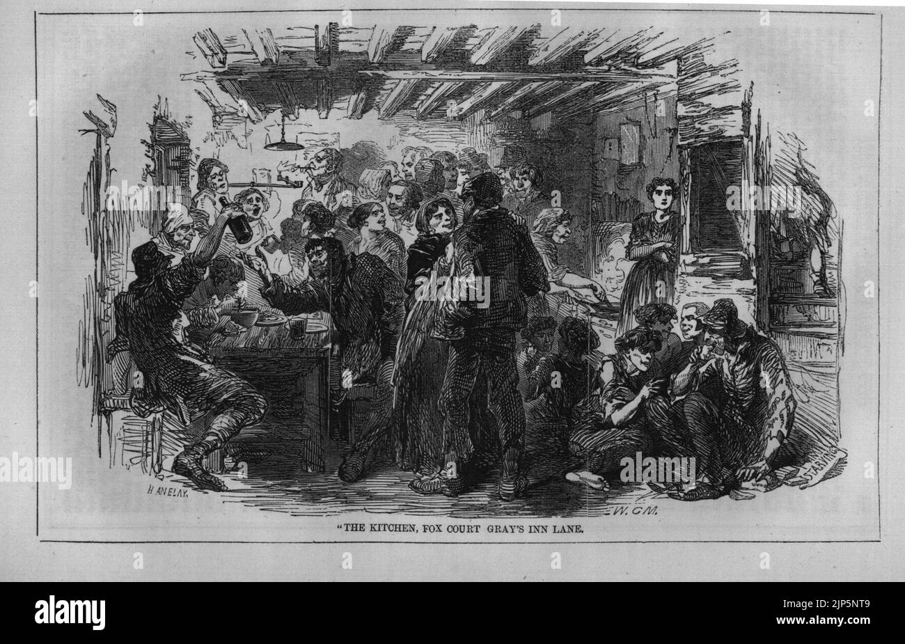 The Kitchen, Fox Court Gray's Inn Lane Stock Photo - Alamy