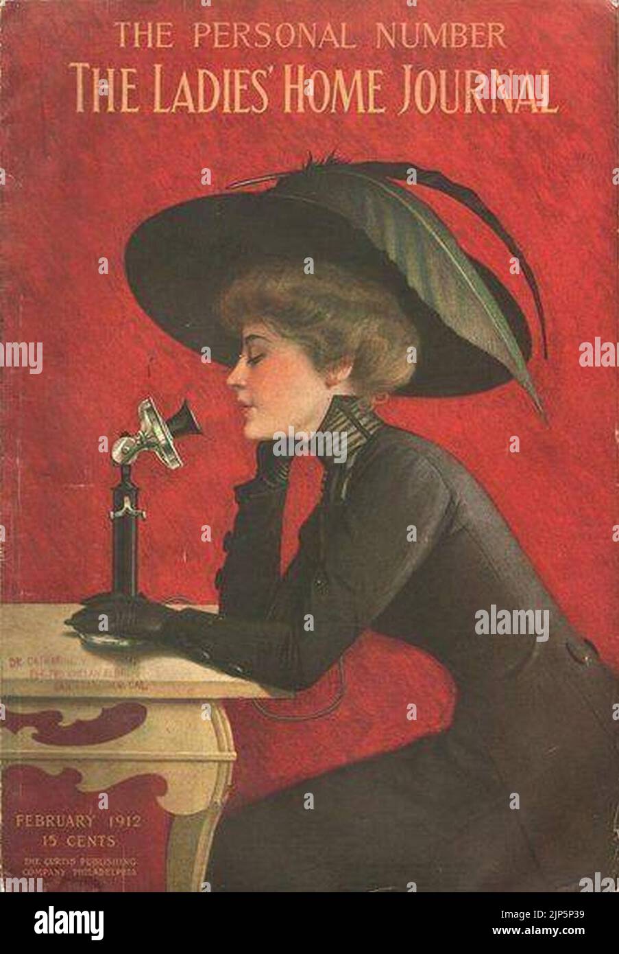 The Ladies' Home Journal cover February 1912 Stock Photo Alamy