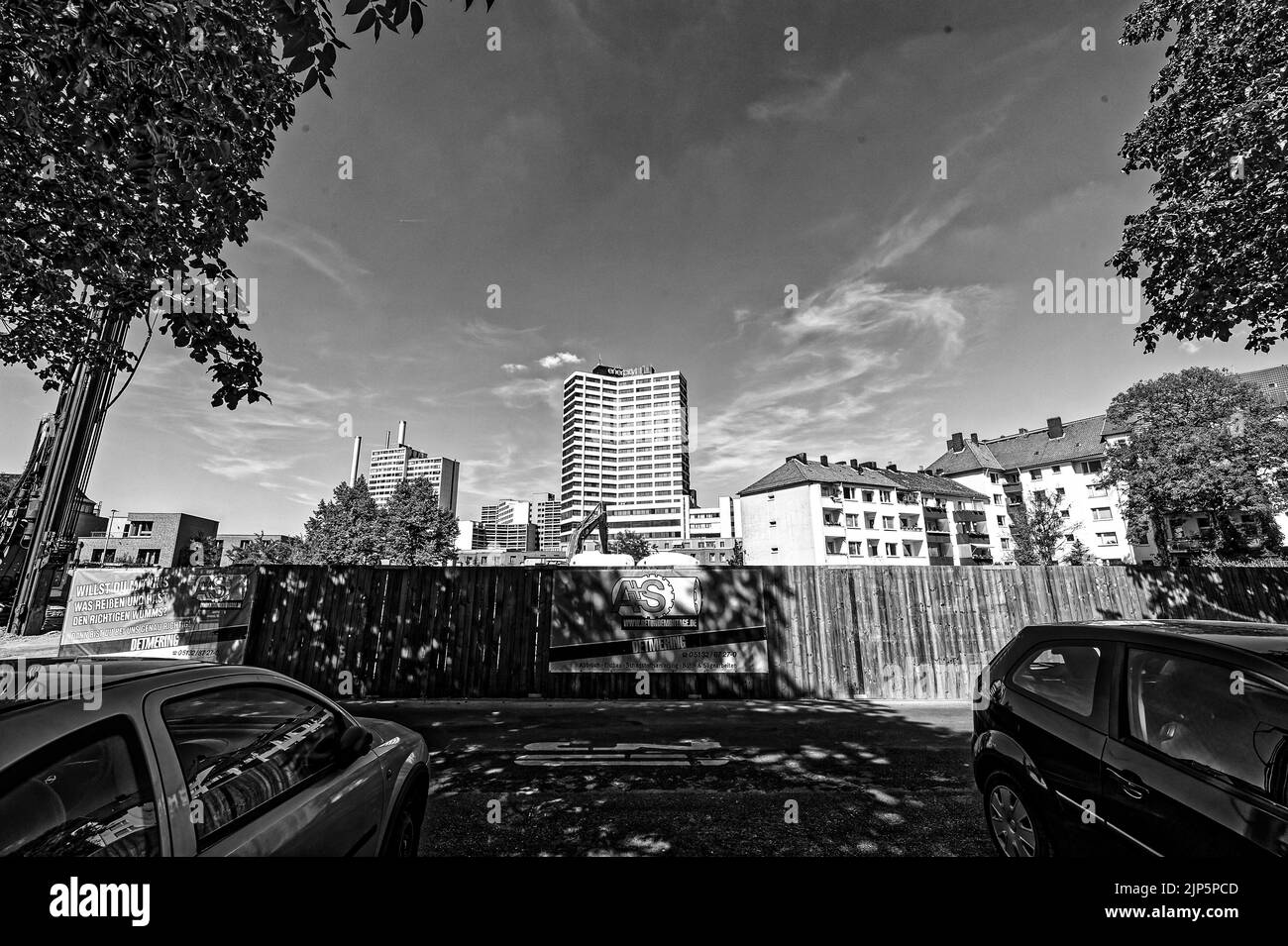 Auto turm Black and White Stock Photos &amp; Images - Alamy