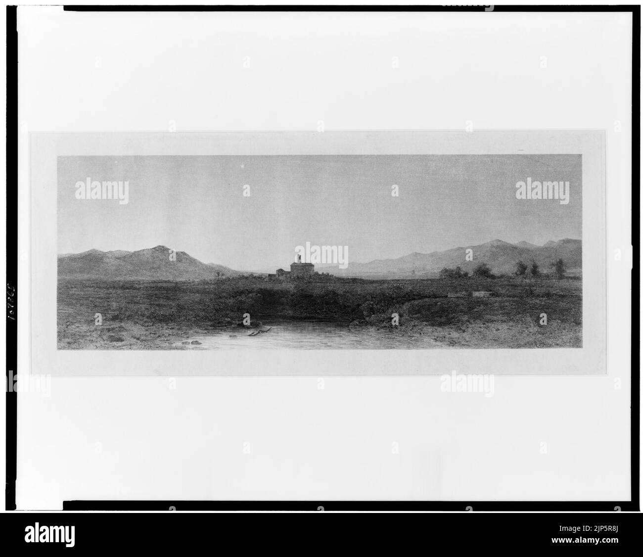 The Latin Valley morn twilight - Jn. G. Chapman fect. Roma. Stock Photo