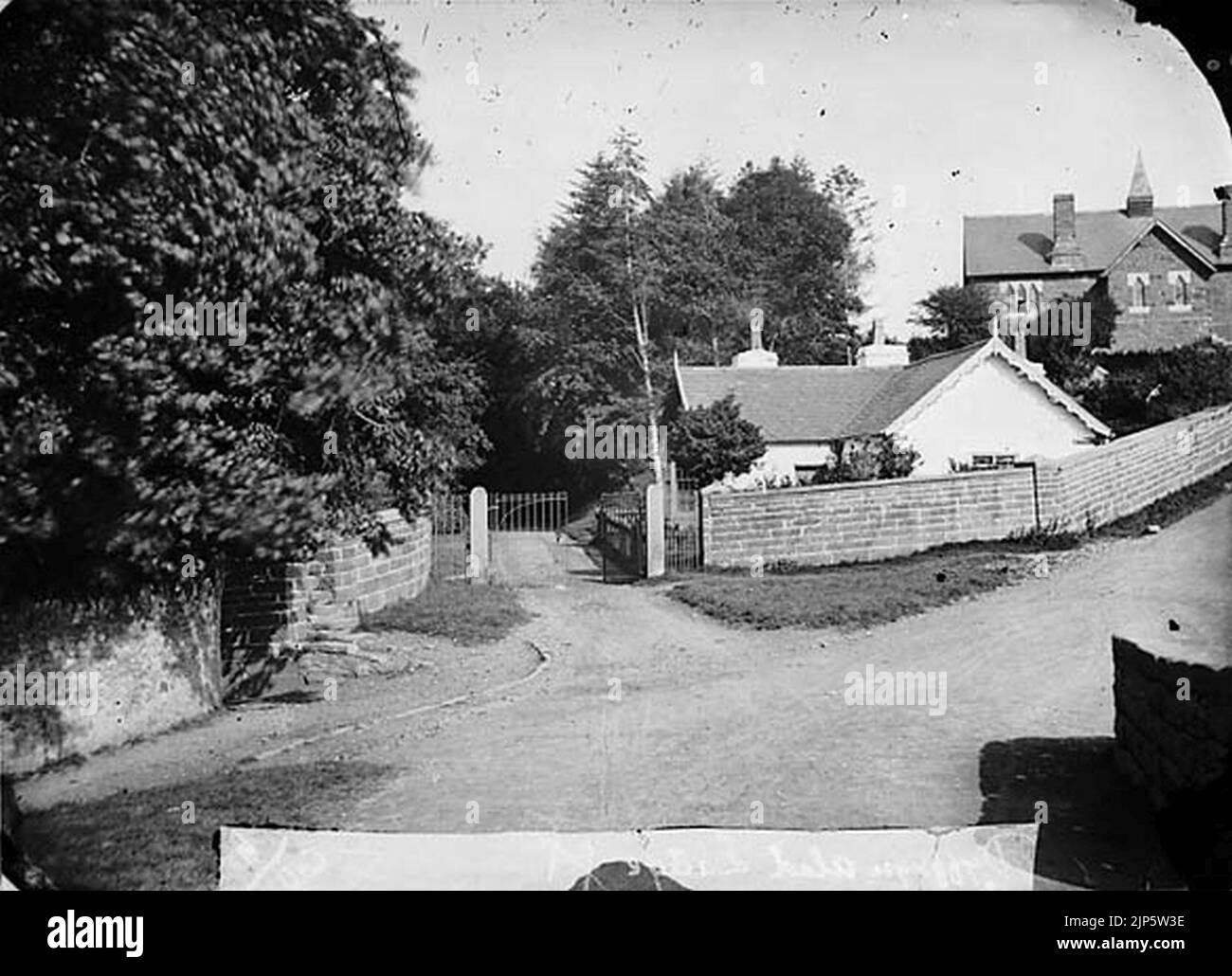 The lodge, Dyffryn Aled Stock Photo Alamy