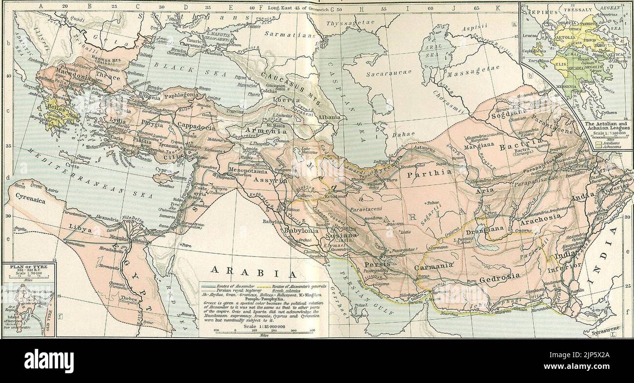 The Macedonian Empire, 336323 (William R. Shepherd Stock Photo Alamy