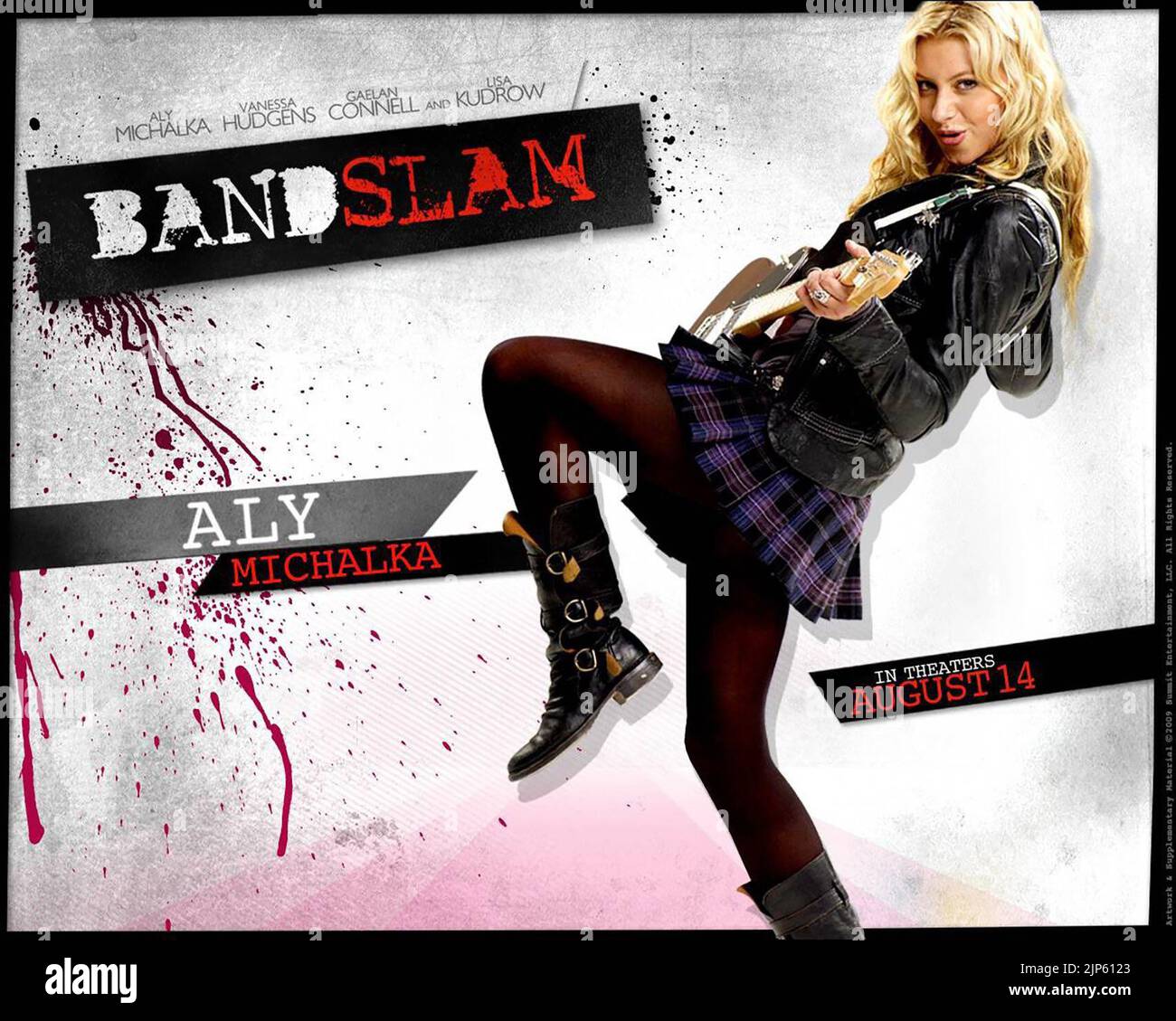 ALYSON MICHALKA POSTER, BANDSLAM, 2009 Stock Photo Alamy