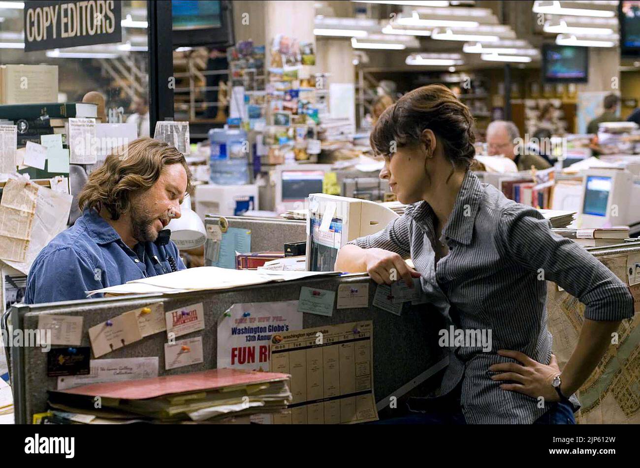 RUSSELL CROWE, RACHEL MCADAMS, STATE OF PLAY, 2009 Stock Photo - Alamy
