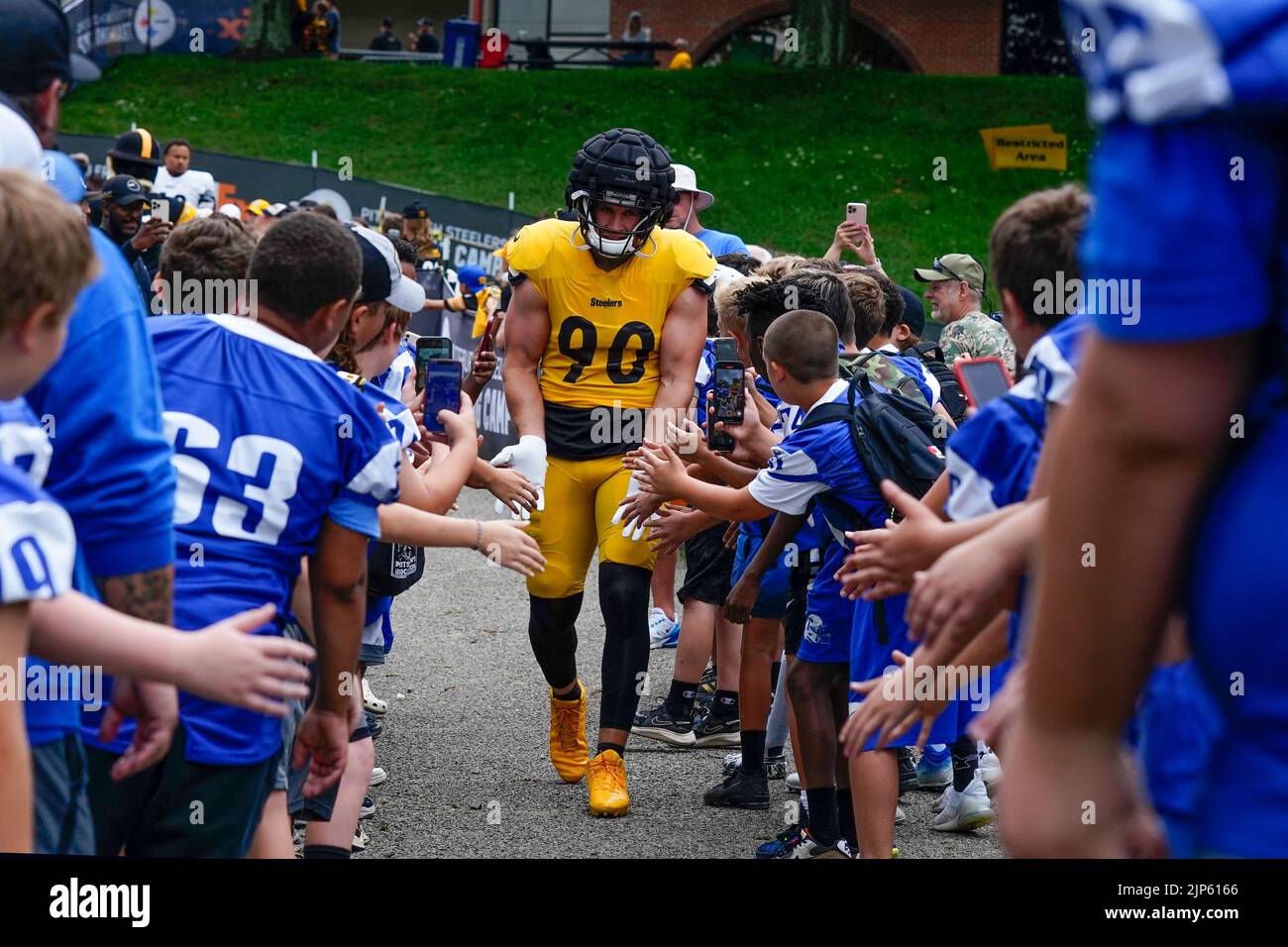 Steelers camp observations: T.J. Watt unblockable; a former Raven helps out